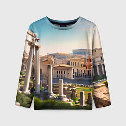 Лонгслив детский Руины Рима, цвет: 3D-принт