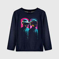 Лонгслив детский Daft Punk - One more time, цвет: 3D-принт