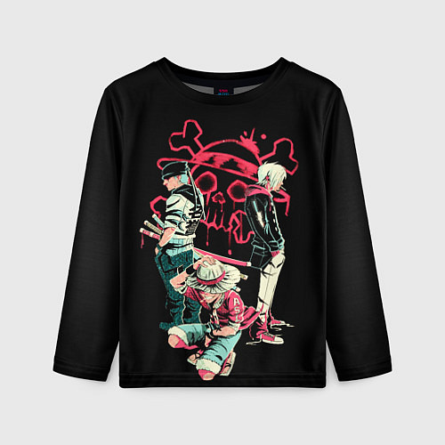 Детский лонгслив Тройка из Ван Писа / 3D-принт – фото 1