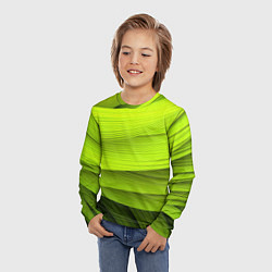 Лонгслив детский Зеленый абстрактный фон, цвет: 3D-принт — фото 2
