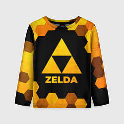 Детский лонгслив Zelda - gold gradient