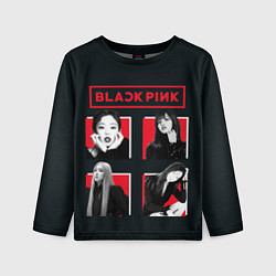 Детский лонгслив Blackpink retro girls