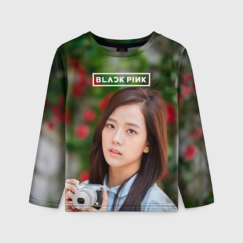 Детский лонгслив Blackpink Jisoo / 3D-принт – фото 1