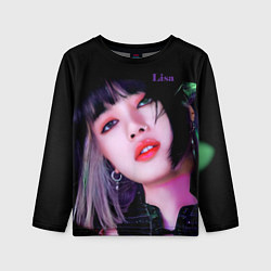 Детский лонгслив Blackpink Lisa brunette