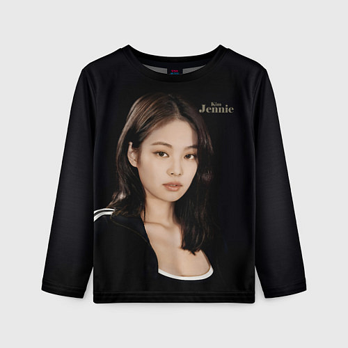 Детский лонгслив Blackpink Jennie sportswoman / 3D-принт – фото 1