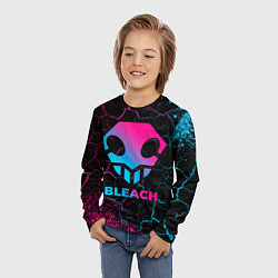 Лонгслив детский Bleach - neon gradient, цвет: 3D-принт — фото 2