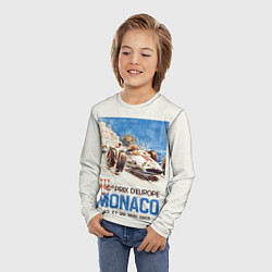 Лонгслив детский Монако - Гран-при, цвет: 3D-принт — фото 2