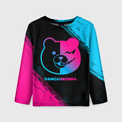 Детский лонгслив Danganronpa - neon gradient