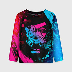 Детский лонгслив Tokyo Ghoul - neon gradient