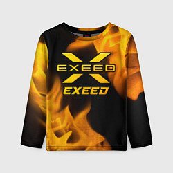 Детский лонгслив Exeed - gold gradient