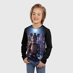 Лонгслив детский Five Nights at Freddy, цвет: 3D-принт — фото 2