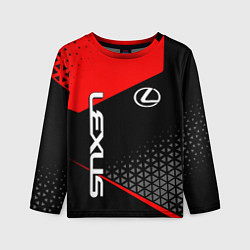 Лонгслив детский Lexus - red sportwear, цвет: 3D-принт