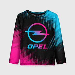 Детский лонгслив Opel - neon gradient
