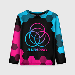 Детский лонгслив Elden Ring - neon gradient