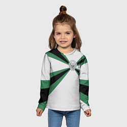 Лонгслив детский Железнодорожные войска, цвет: 3D-принт — фото 2