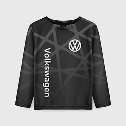 Лонгслив детский Volkswagen - classic black, цвет: 3D-принт