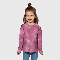 Лонгслив детский Текстура родонита, цвет: 3D-принт — фото 2