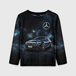 Детский лонгслив Mercedes Benz galaxy