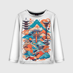 Детский лонгслив Ancient japan
