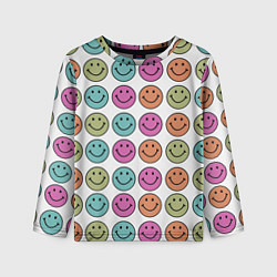 Детский лонгслив Smiley face