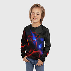 Лонгслив детский Starfield red logo, цвет: 3D-принт — фото 2