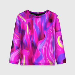 Детский лонгслив Pink blue texture