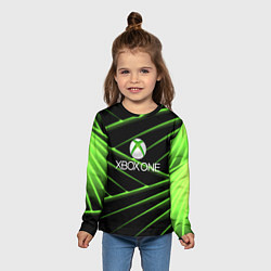 Лонгслив детский Xbox game pass line, цвет: 3D-принт — фото 2