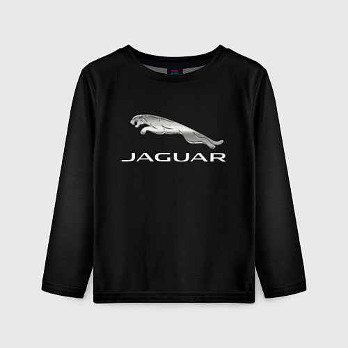 Детский лонгслив Jaguar sport brend / 3D-принт – фото 1