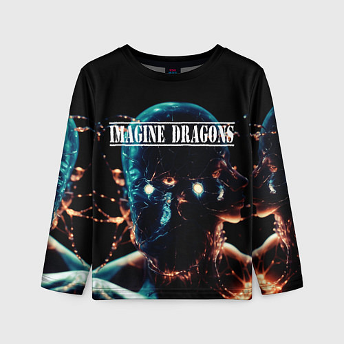 Детский лонгслив Imagine Dragons рок группа / 3D-принт – фото 1
