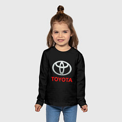 Лонгслив детский Toyota sport car, цвет: 3D-принт — фото 2