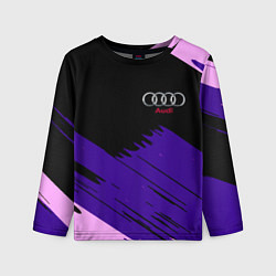 Детский лонгслив Audi stripes