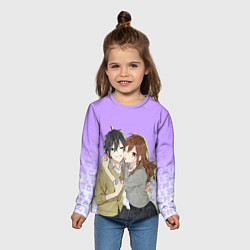 Лонгслив детский Хори и Миямура, цвет: 3D-принт — фото 2