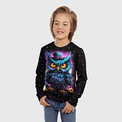 Лонгслив детский Magic owl, цвет: 3D-принт — фото 2