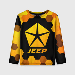 Детский лонгслив Jeep - gold gradient