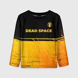 Лонгслив детский Dead Space - gold gradient посередине, цвет: 3D-принт