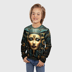 Лонгслив детский Египетские царицы, цвет: 3D-принт — фото 2