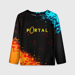 Лонгслив детский Portal x Half life, цвет: 3D-принт