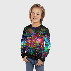 Лонгслив детский Мыльные пузырики, цвет: 3D-принт — фото 2