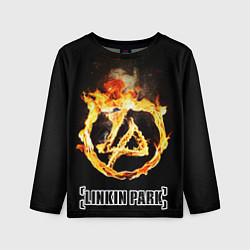 Детский лонгслив Linkin Park - fire logo