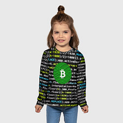 Лонгслив детский Bitcoin сатоши, цвет: 3D-принт — фото 2