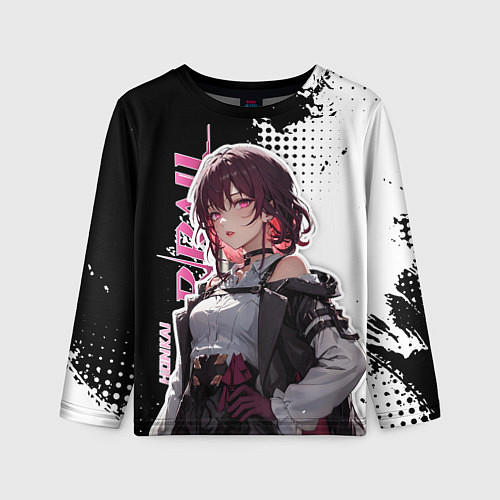 Детский лонгслив Кафка из хонкай / 3D-принт – фото 1