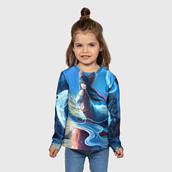 Лонгслив детский Touhou Project Рейму Дракон, цвет: 3D-принт — фото 2