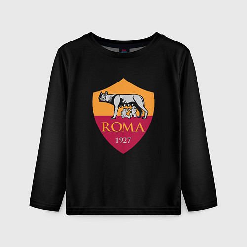 Детский лонгслив Roma fc club sport / 3D-принт – фото 1