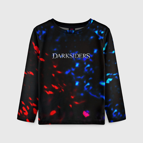 Детский лонгслив Darksiders space logo / 3D-принт – фото 1