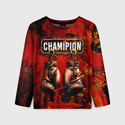 Детский лонгслив Champion boxing