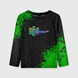 Детский лонгслив Nintendo 64 броня