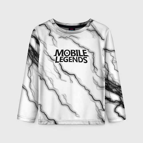 Детский лонгслив Mobile legends молнии / 3D-принт – фото 1