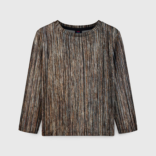 Детский лонгслив Текстура ствола дерева / 3D-принт – фото 1