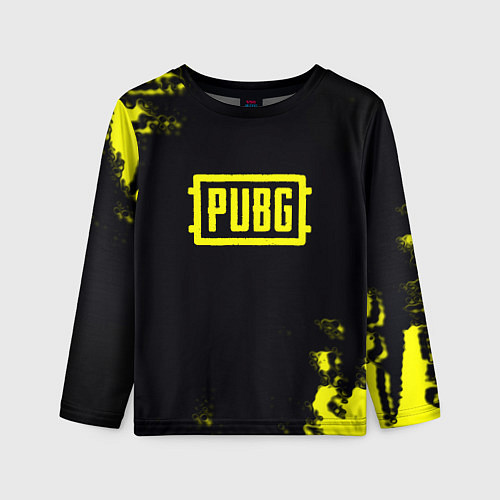 Детский лонгслив Pubg краски абстракция / 3D-принт – фото 1