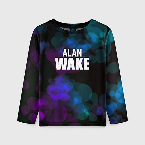 Детский лонгслив Alan wake текстура / 3D-принт – фото 1